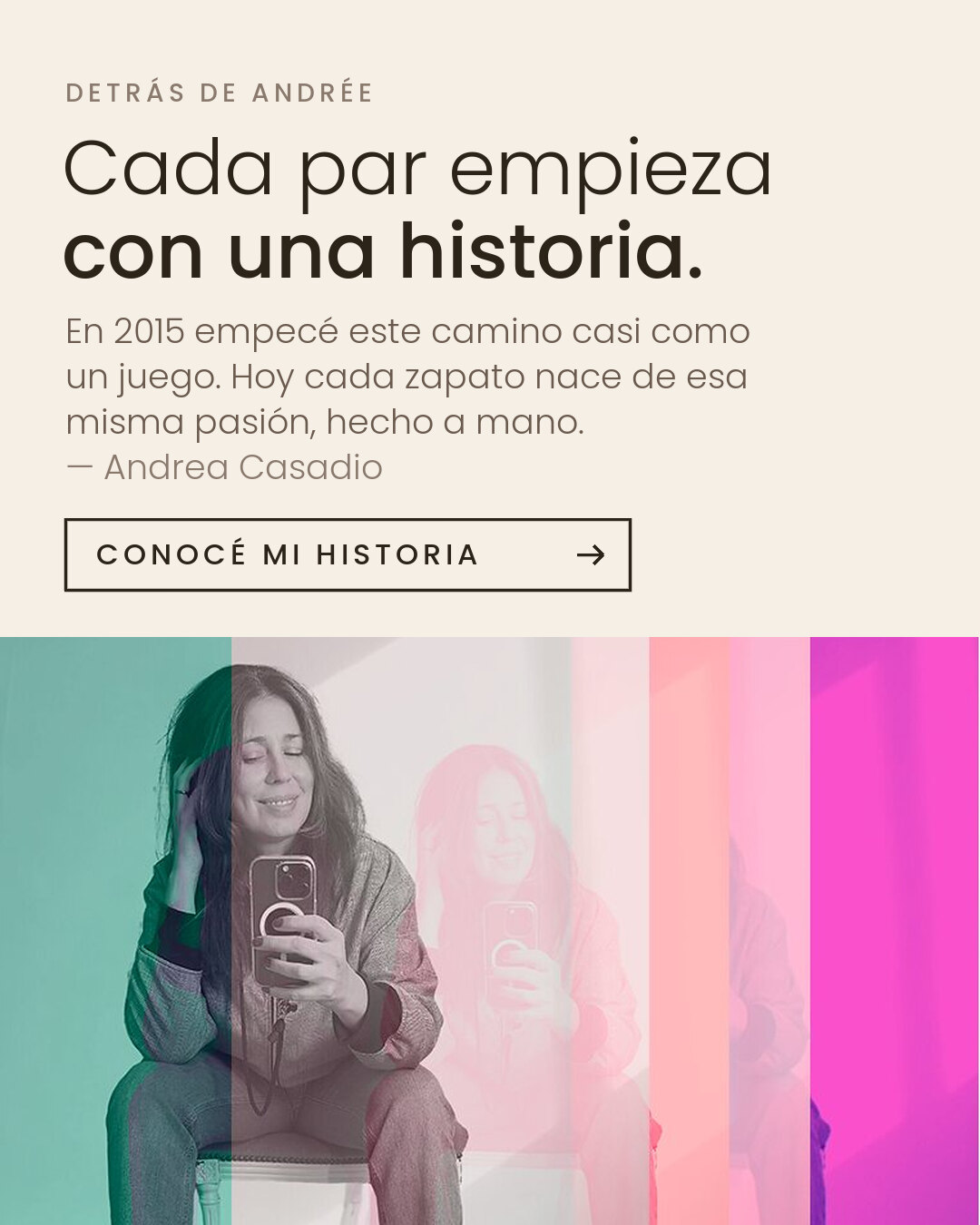 Detrás de Andrée / Biografía